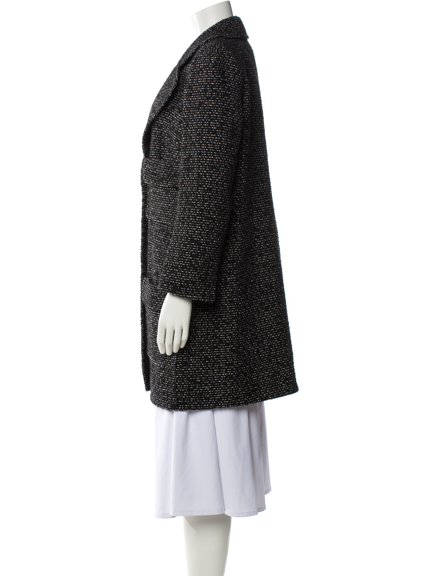 Edward Achour Tweed Pattern Coat