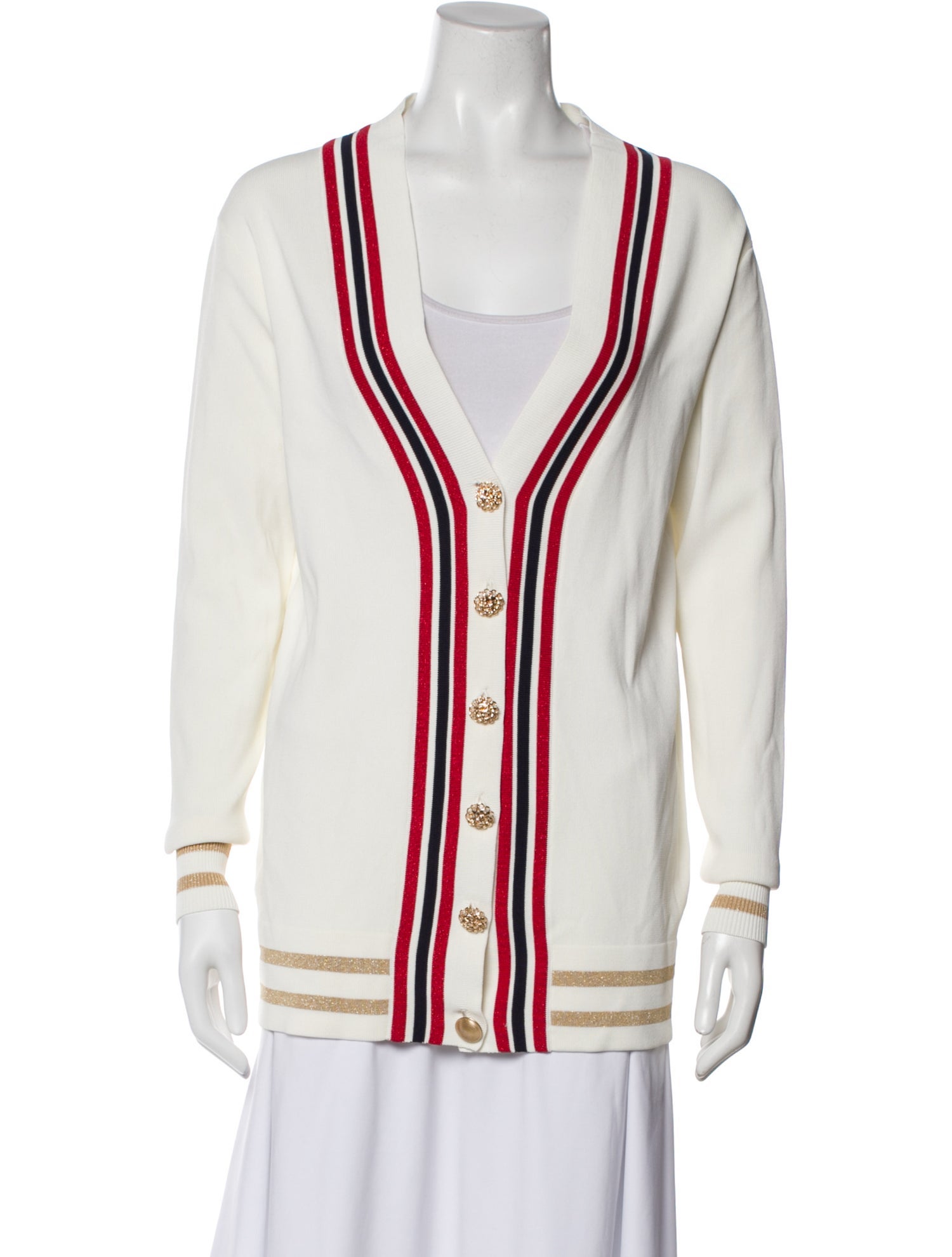 Edward Achour Striped Evening Jacket
