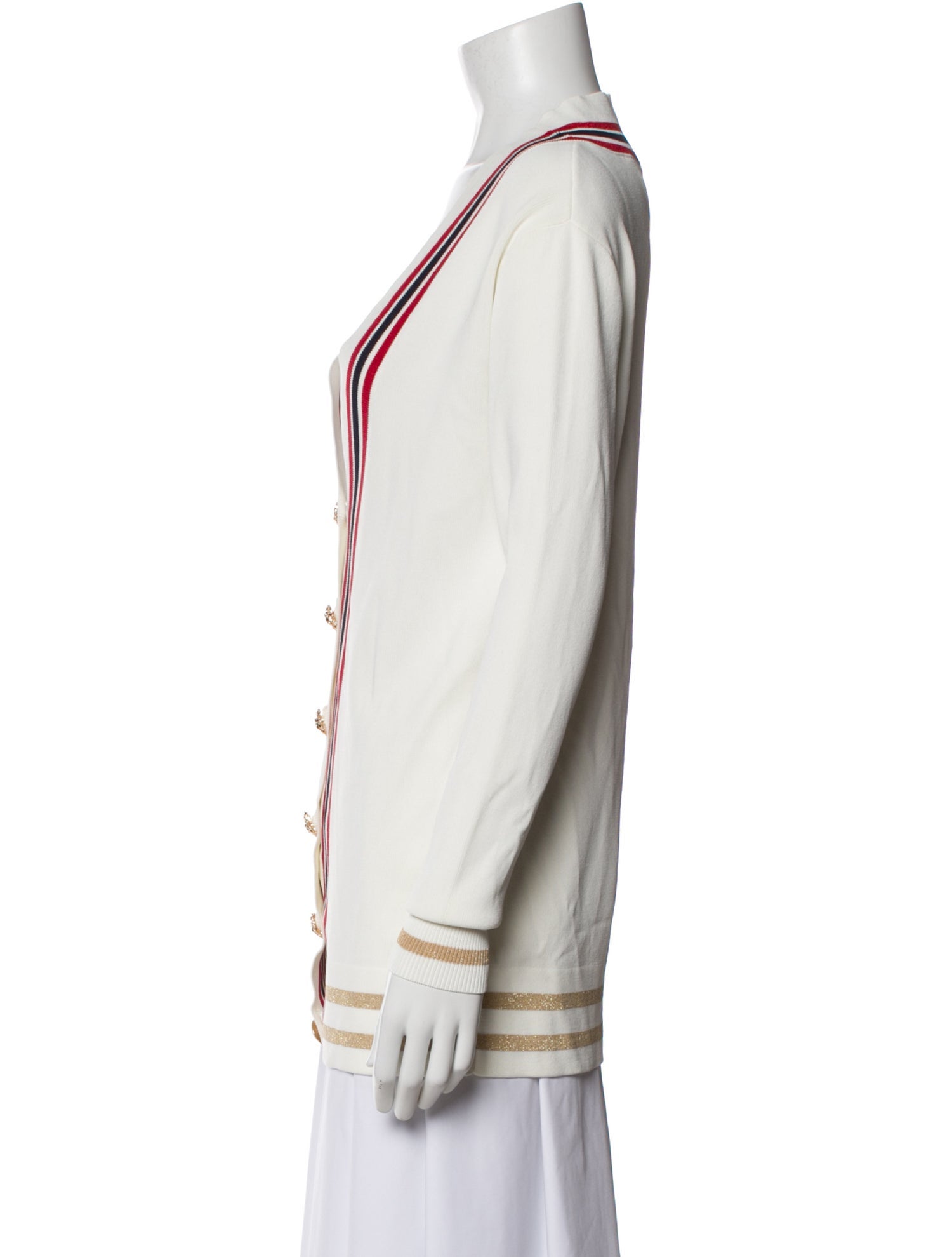 Edward Achour Striped Evening Jacket