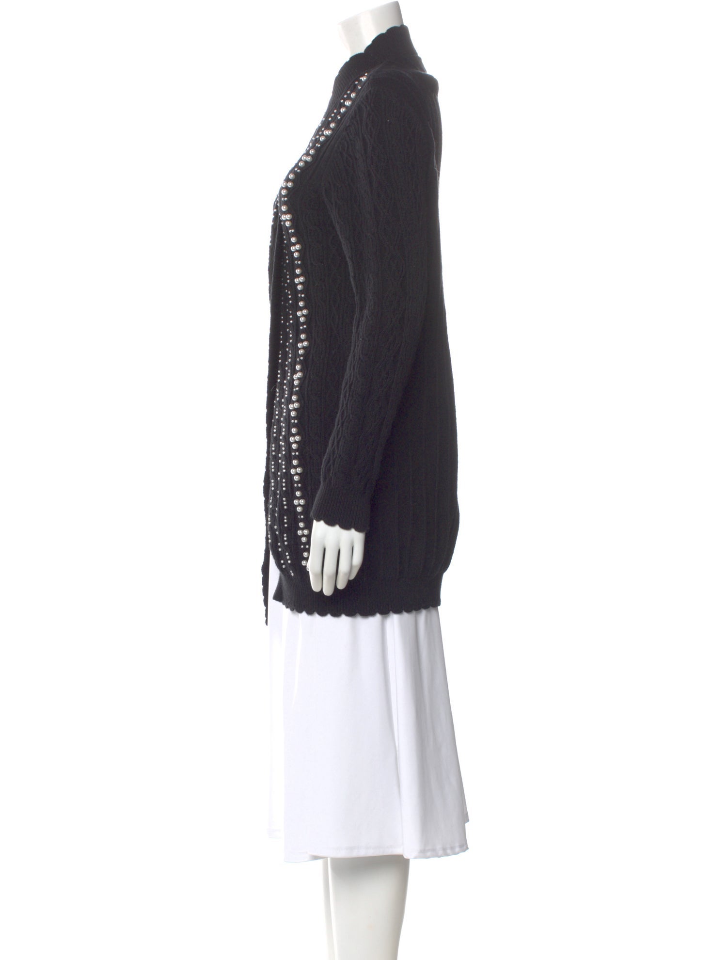 Edward Achour Wool V-Neck Sweater