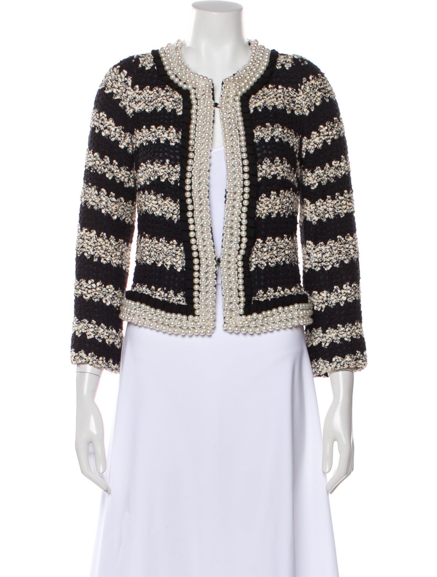 Edward Achour Tweed Pattern Jacket