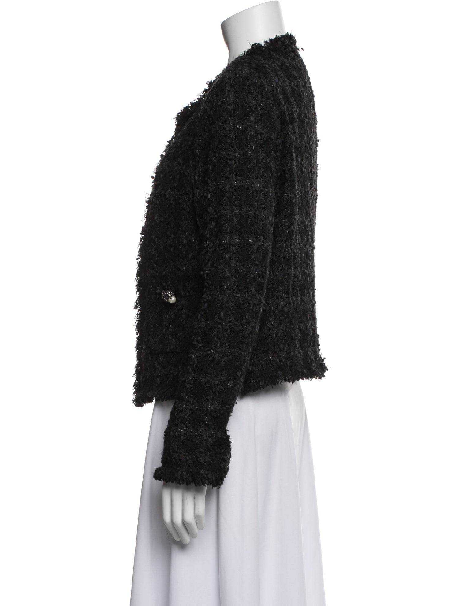 Edward Achour Tweed Pattern Jacket