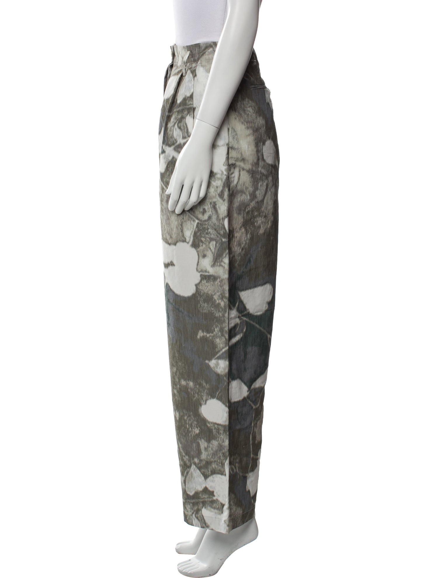 DAWEI Linen Wide Leg Pants