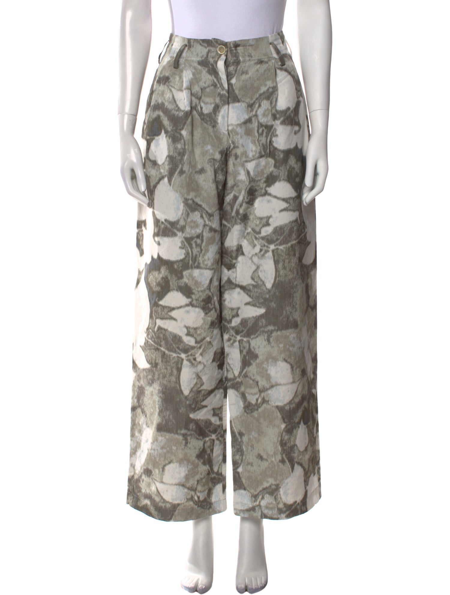 DAWEI Linen Wide Leg Pants