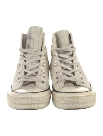 Dr. Woo x Converse Canvas Printed Sneakers