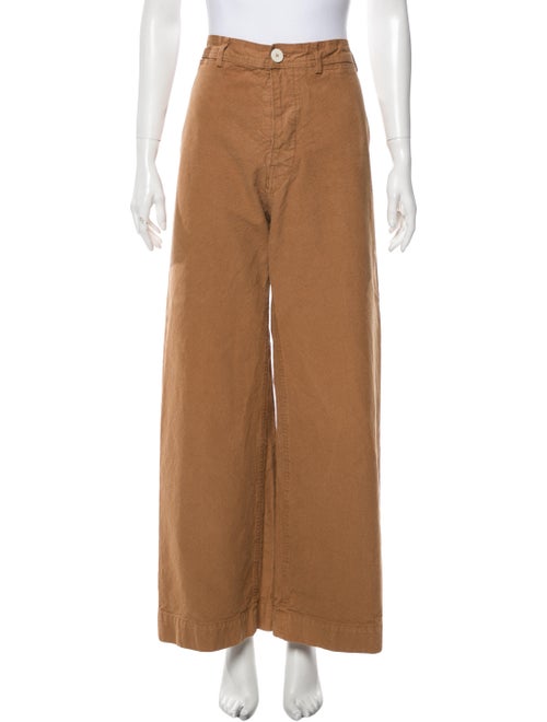 Jesse Kamm Wide Leg Pants Orange