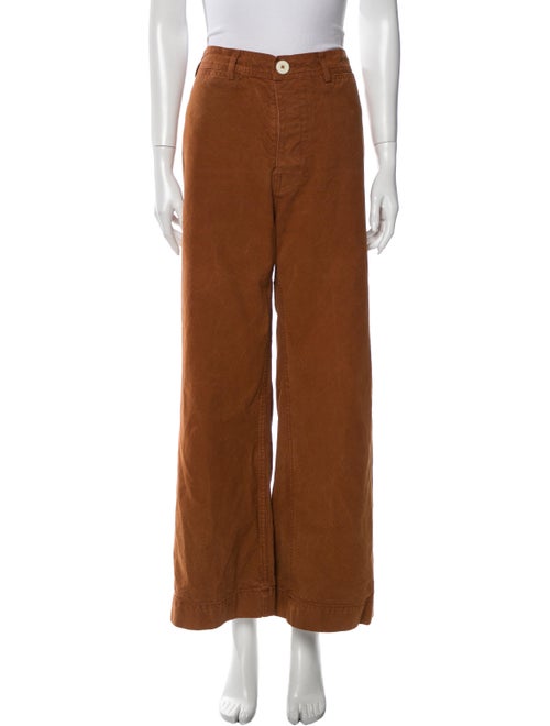Jesse Kamm Wide Leg Pants Brown