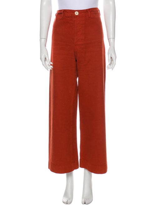 Jesse Kamm Wide Leg Pants Orange