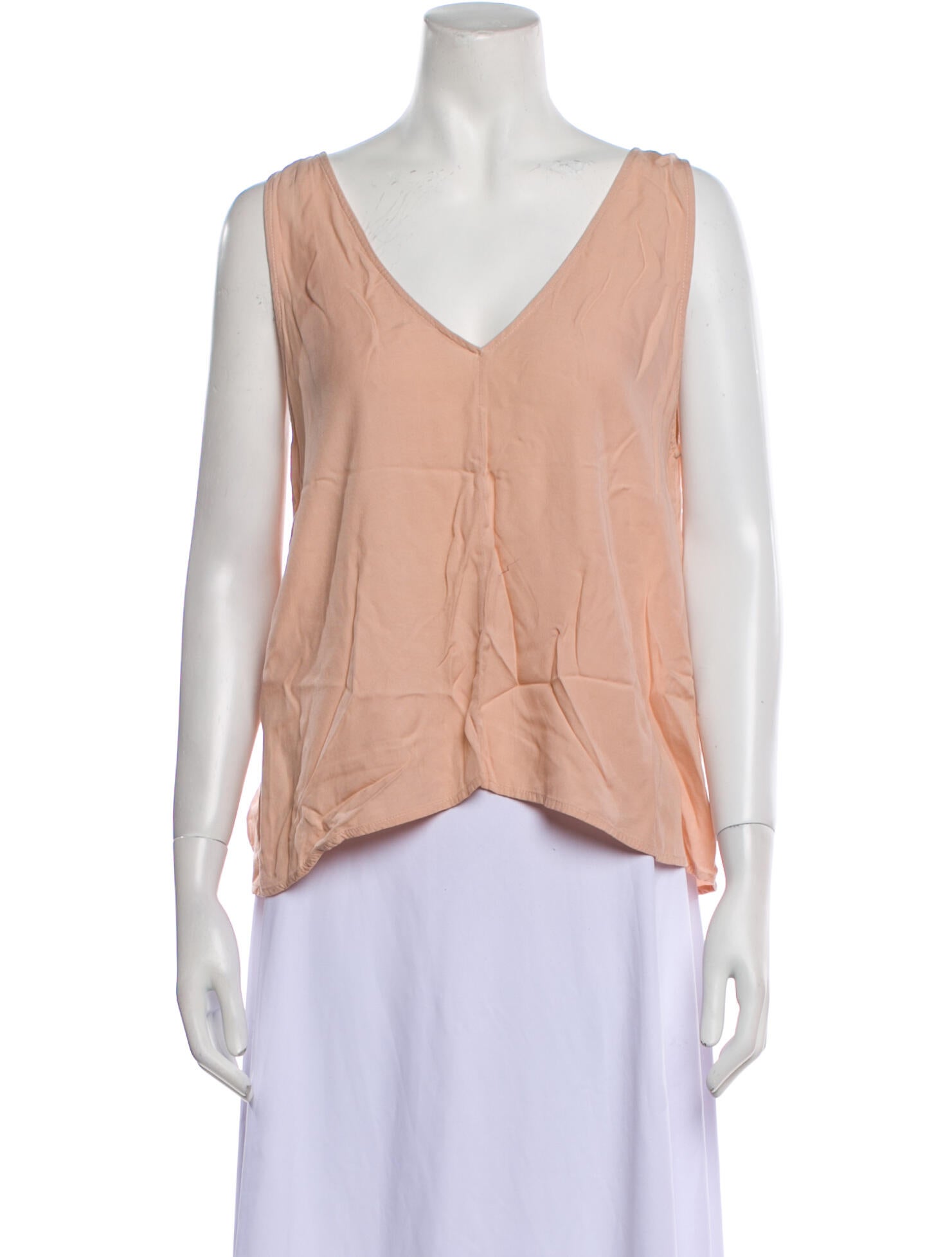 Jesse Kamm V-Neck Sleeveless Top