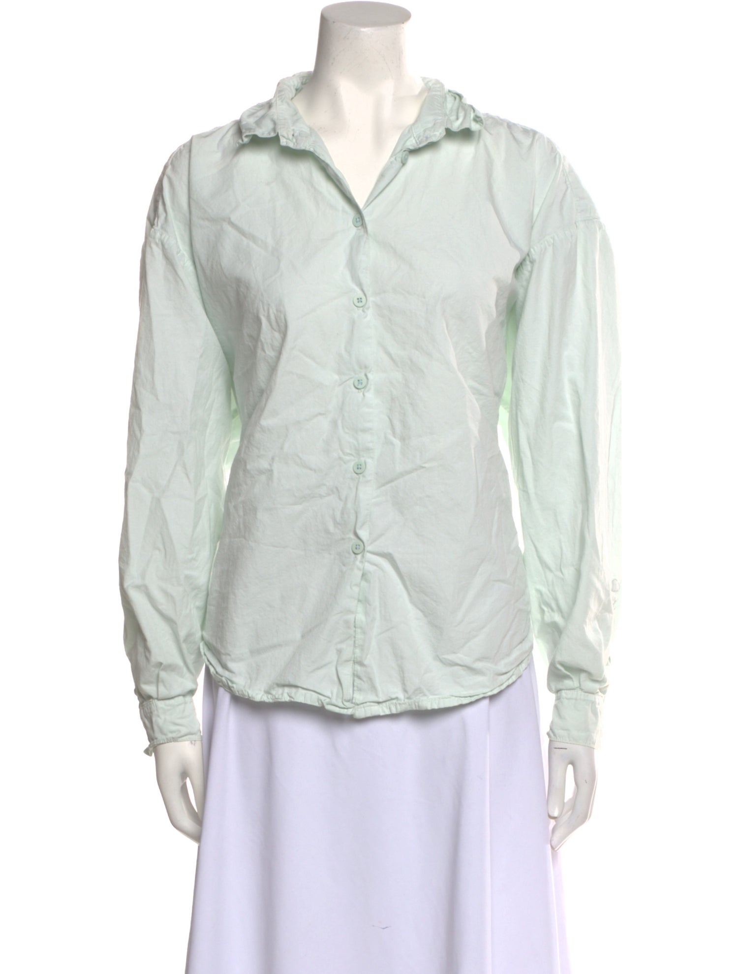 Jesse Kamm Long Sleeve Button-Up Top