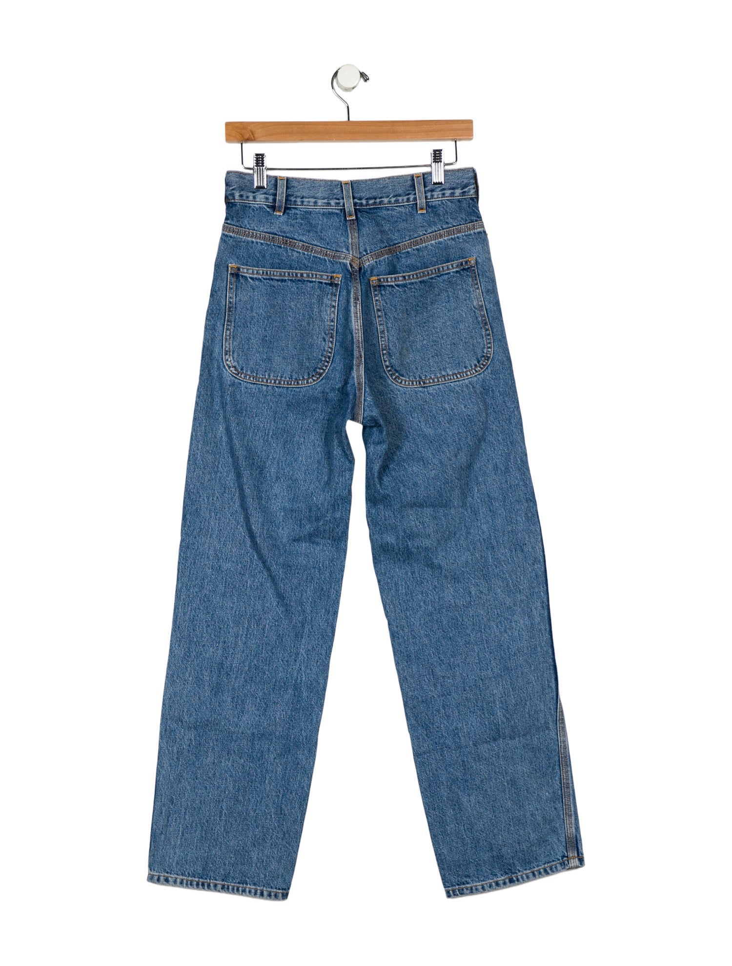 Jesse Kamm High-Rise Wide Leg Jeans