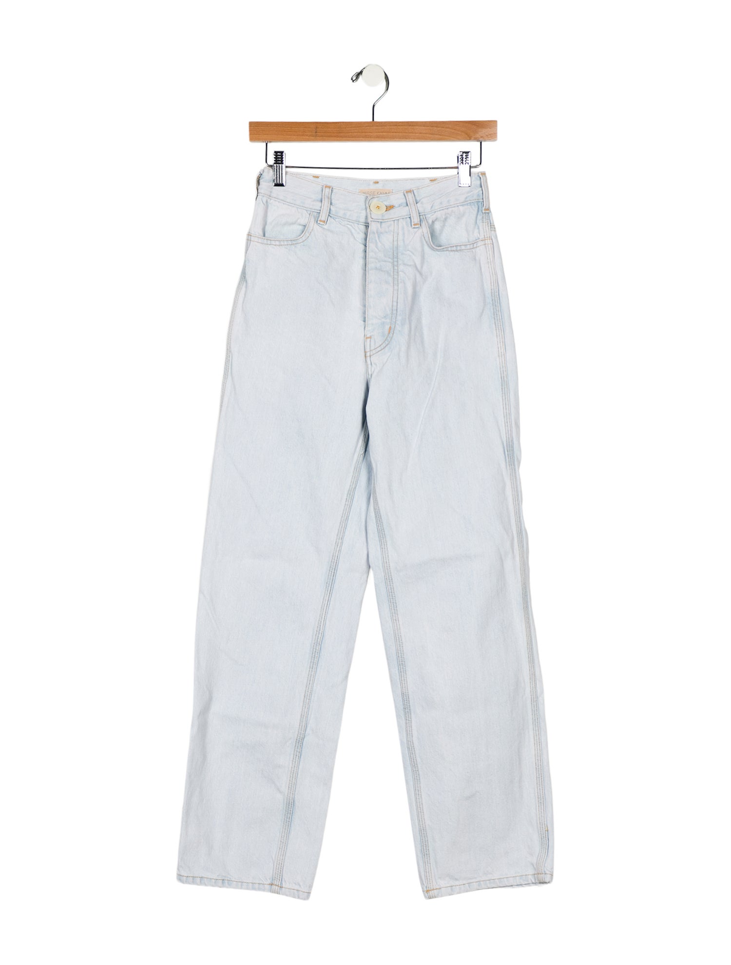 Jesse Kamm High-Rise Straight Leg Jeans