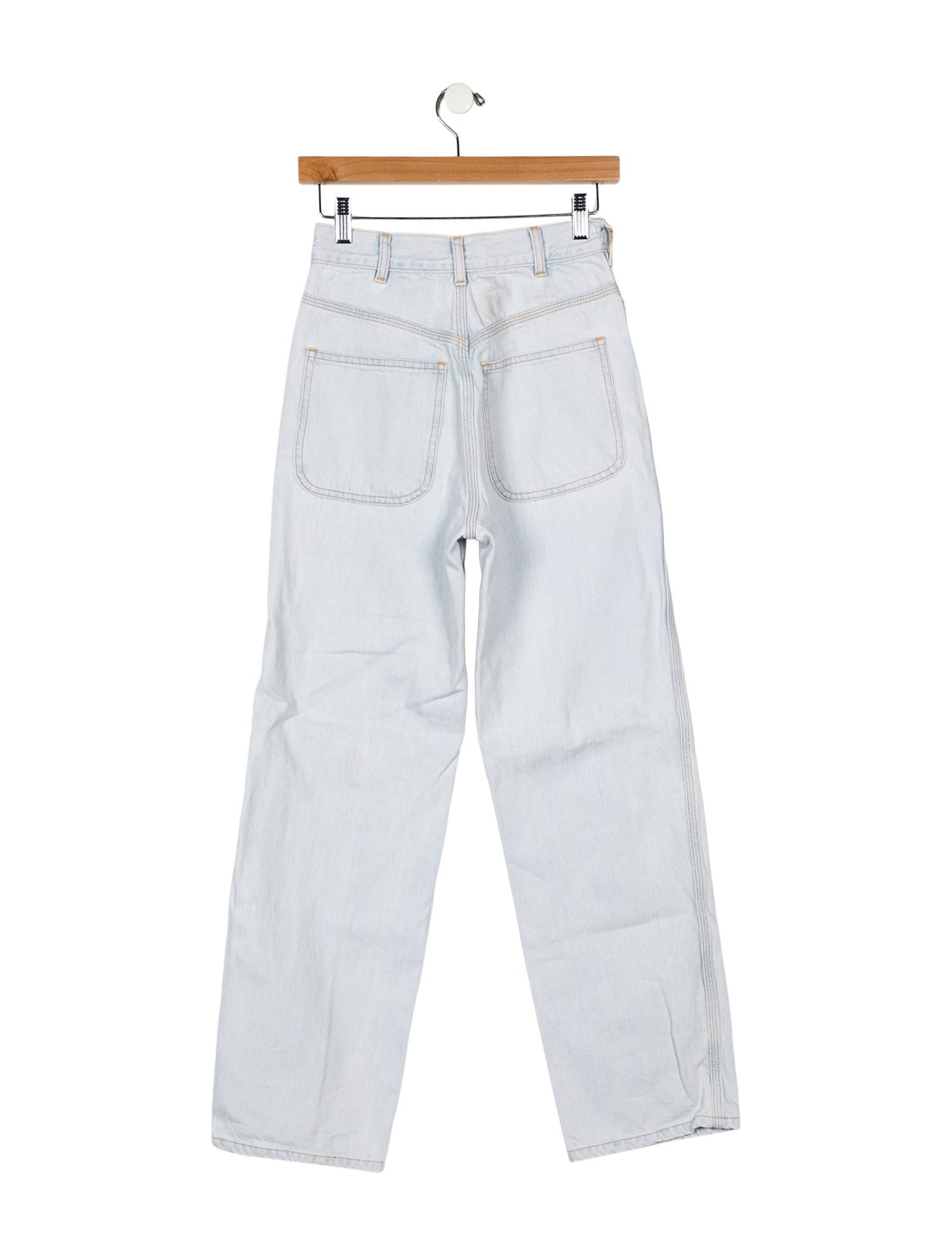 Jesse Kamm High-Rise Straight Leg Jeans