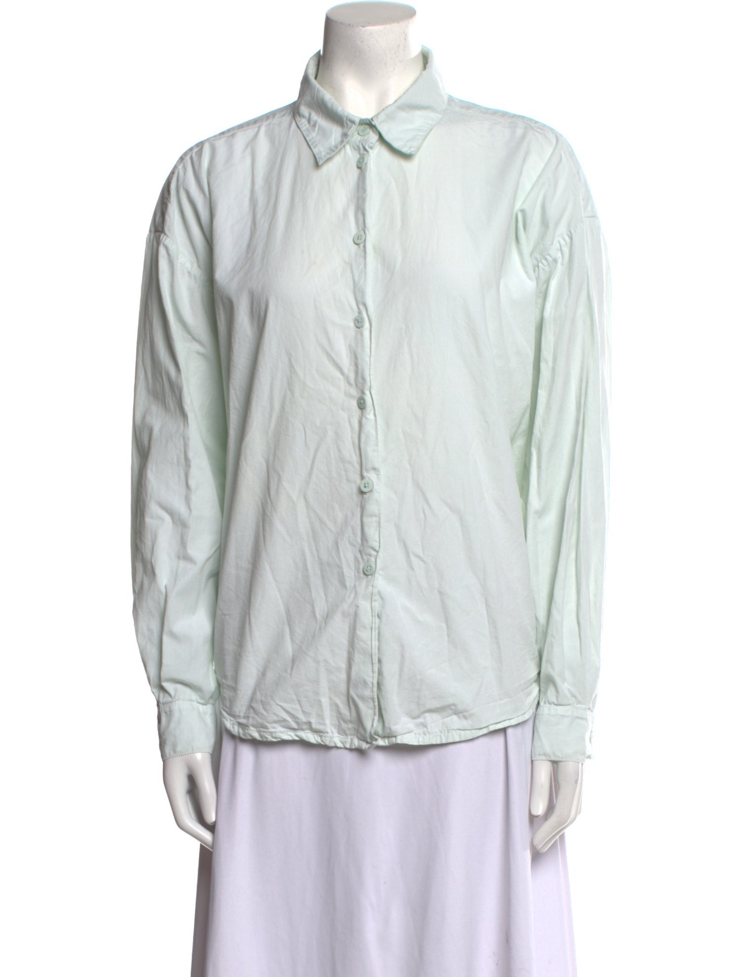 Jesse Kamm Long Sleeve Button-Up Top