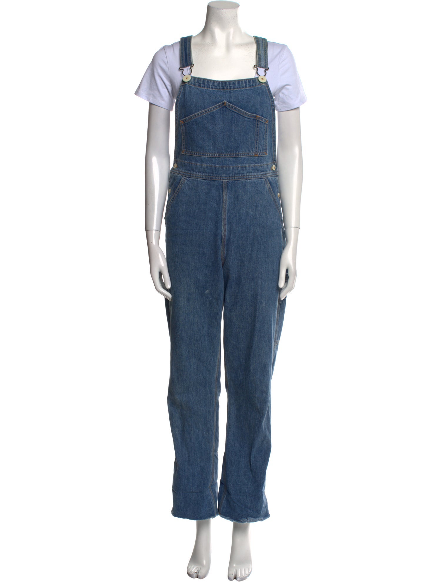 Jesse Kamm Square Neckline Jumpsuit