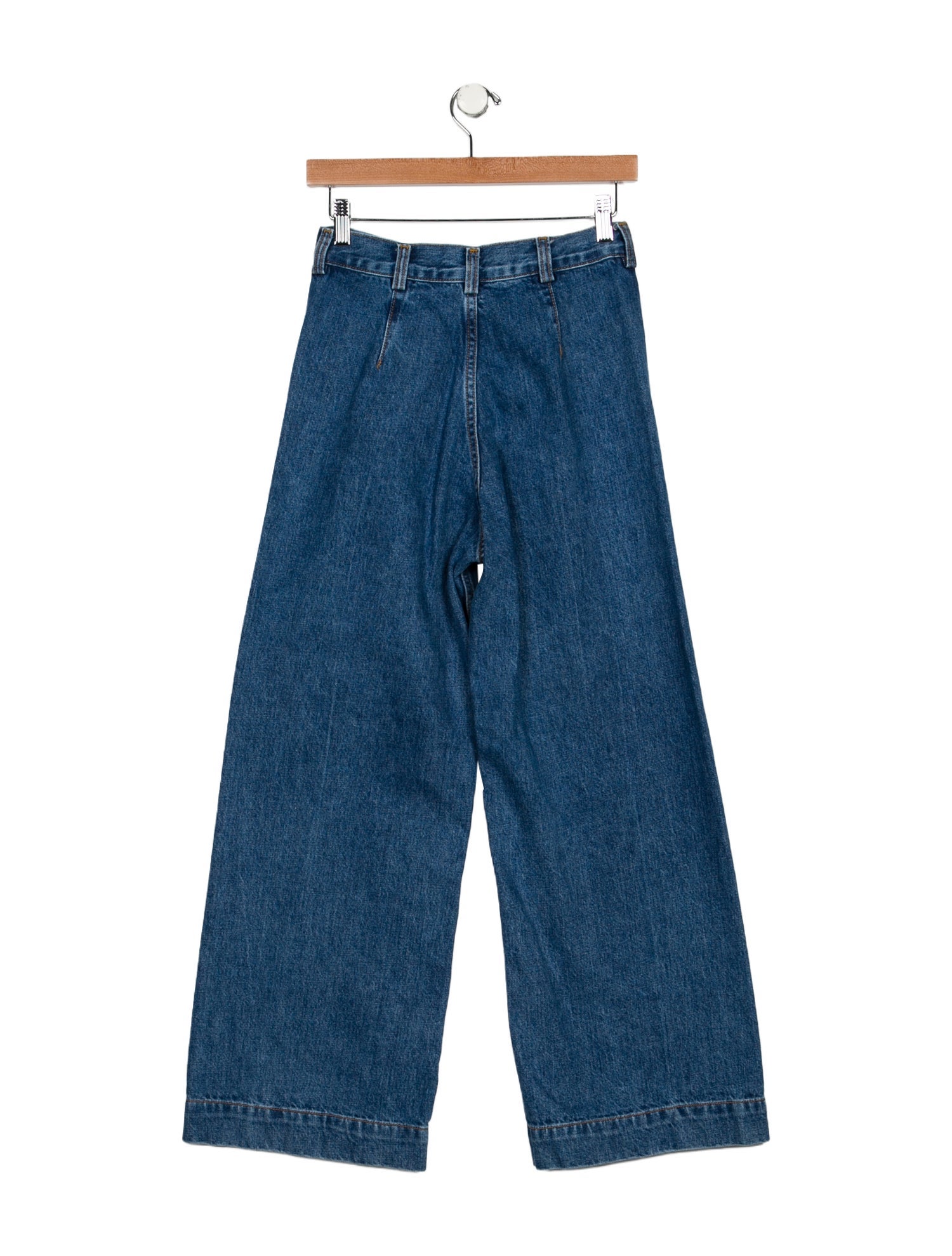 Jesse Kamm High-Rise Wide Leg Jeans