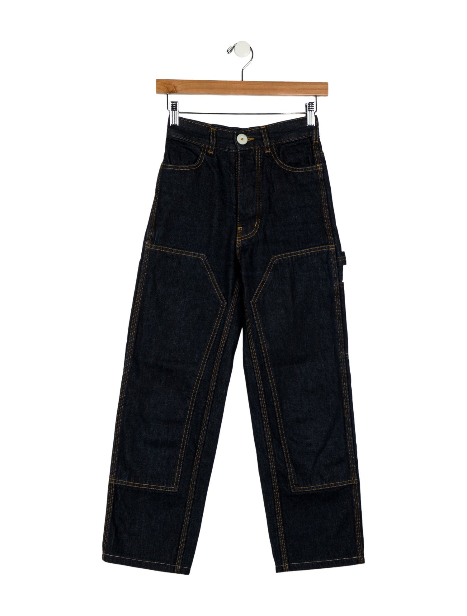 Jesse Kamm High-Rise Straight Leg Jeans