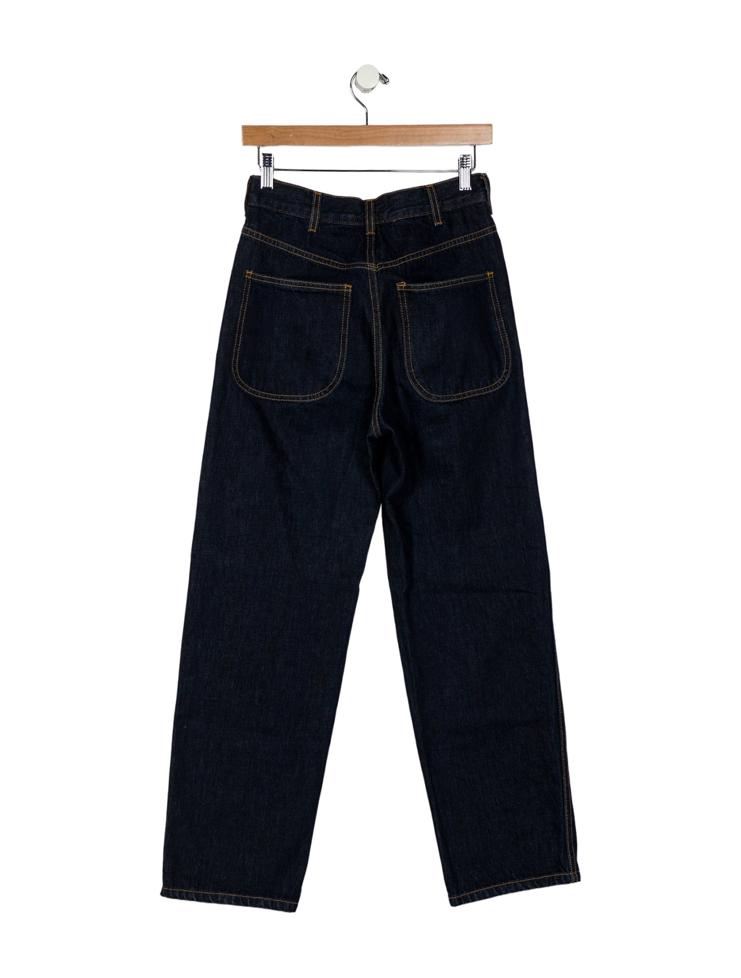Jesse Kamm High-Rise Straight Leg Jeans