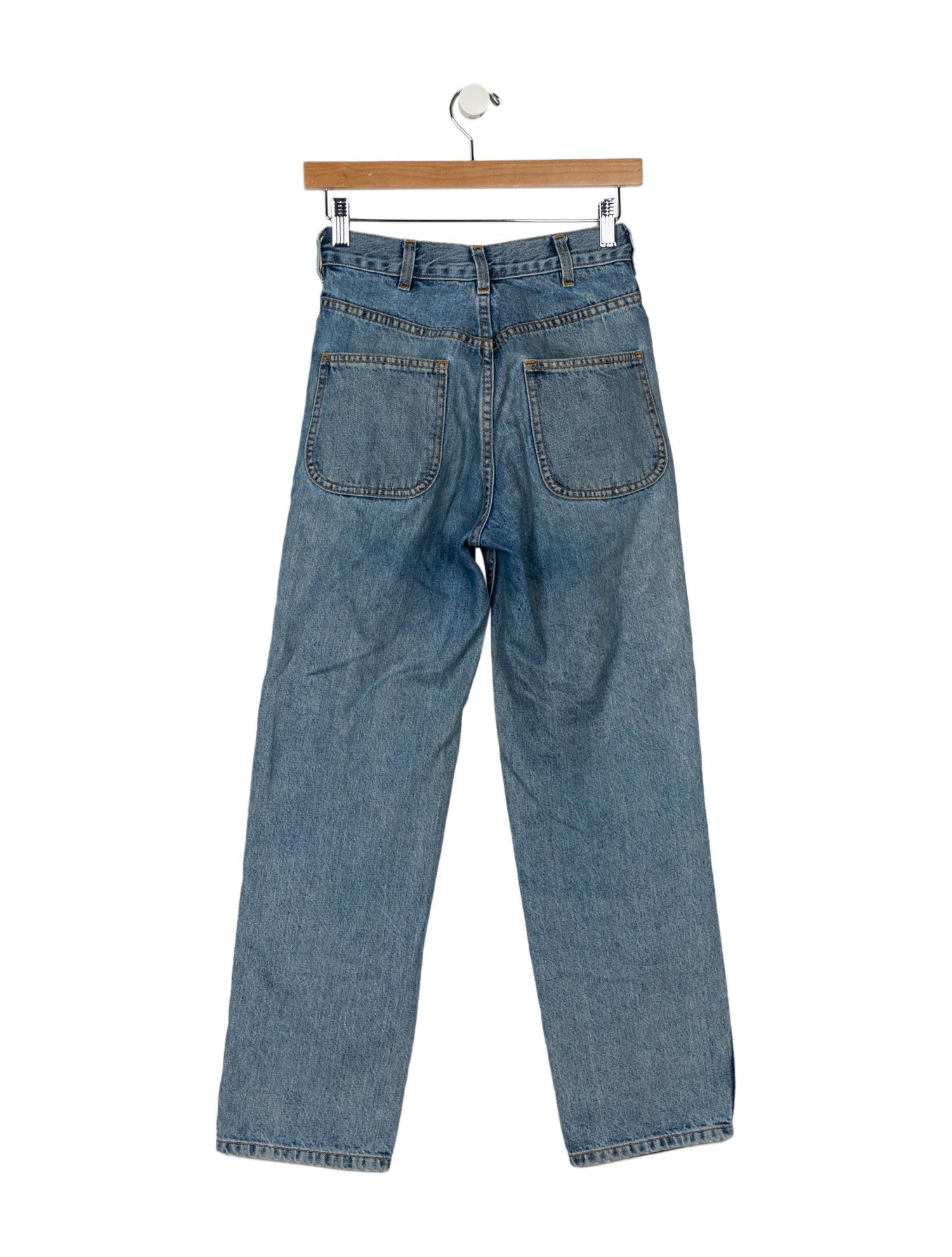 Jesse Kamm High-Rise Straight Leg Jeans