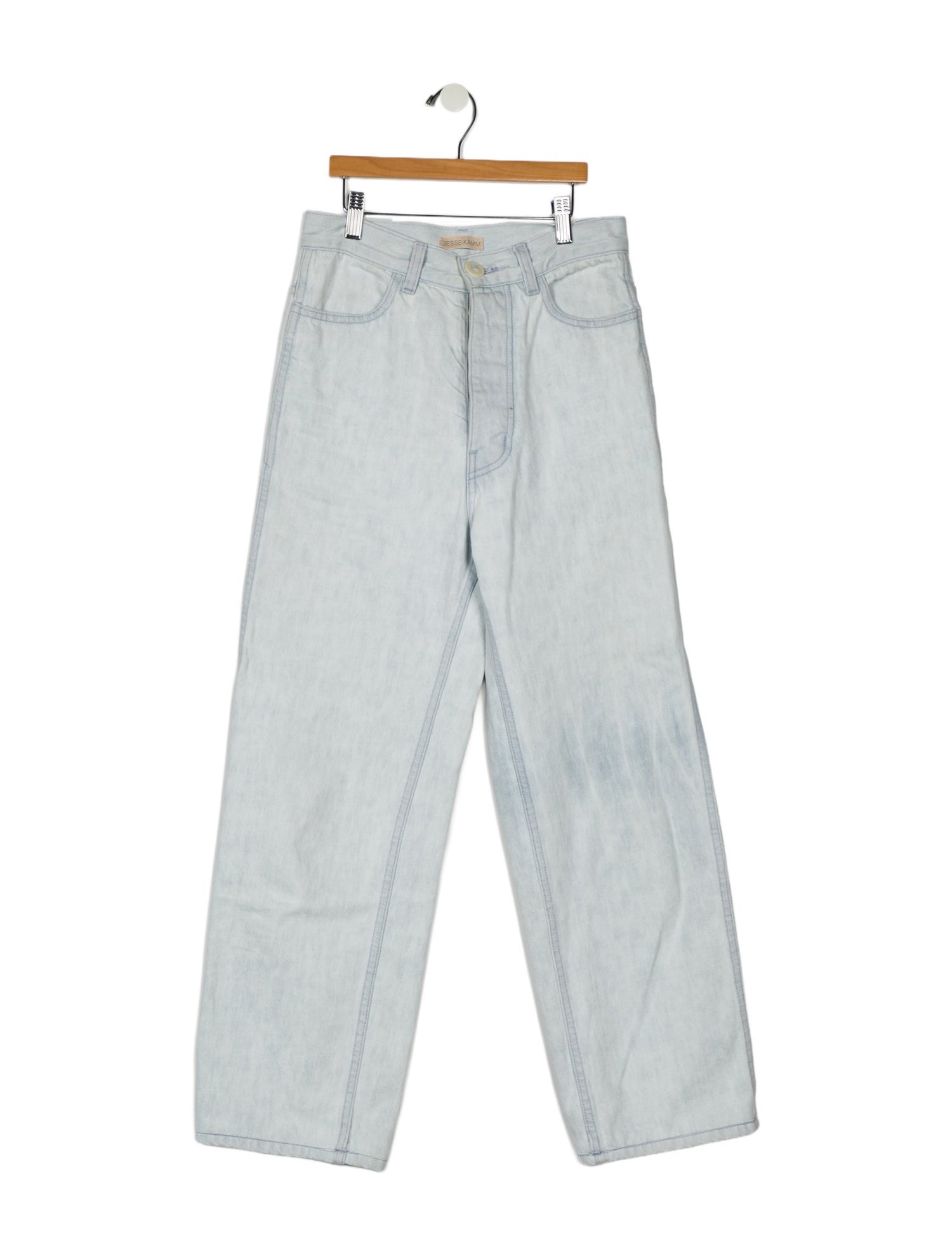 Jesse Kamm High-Rise Straight Leg Jeans