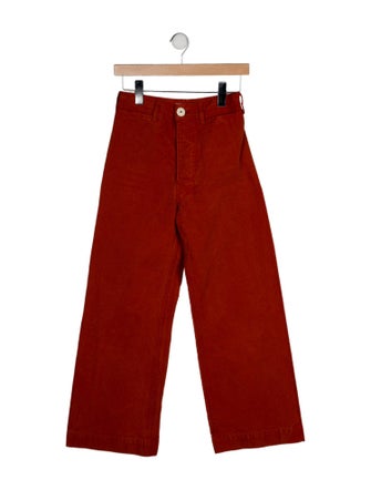 Jesse Kamm High-Rise Wide Leg Jeans
