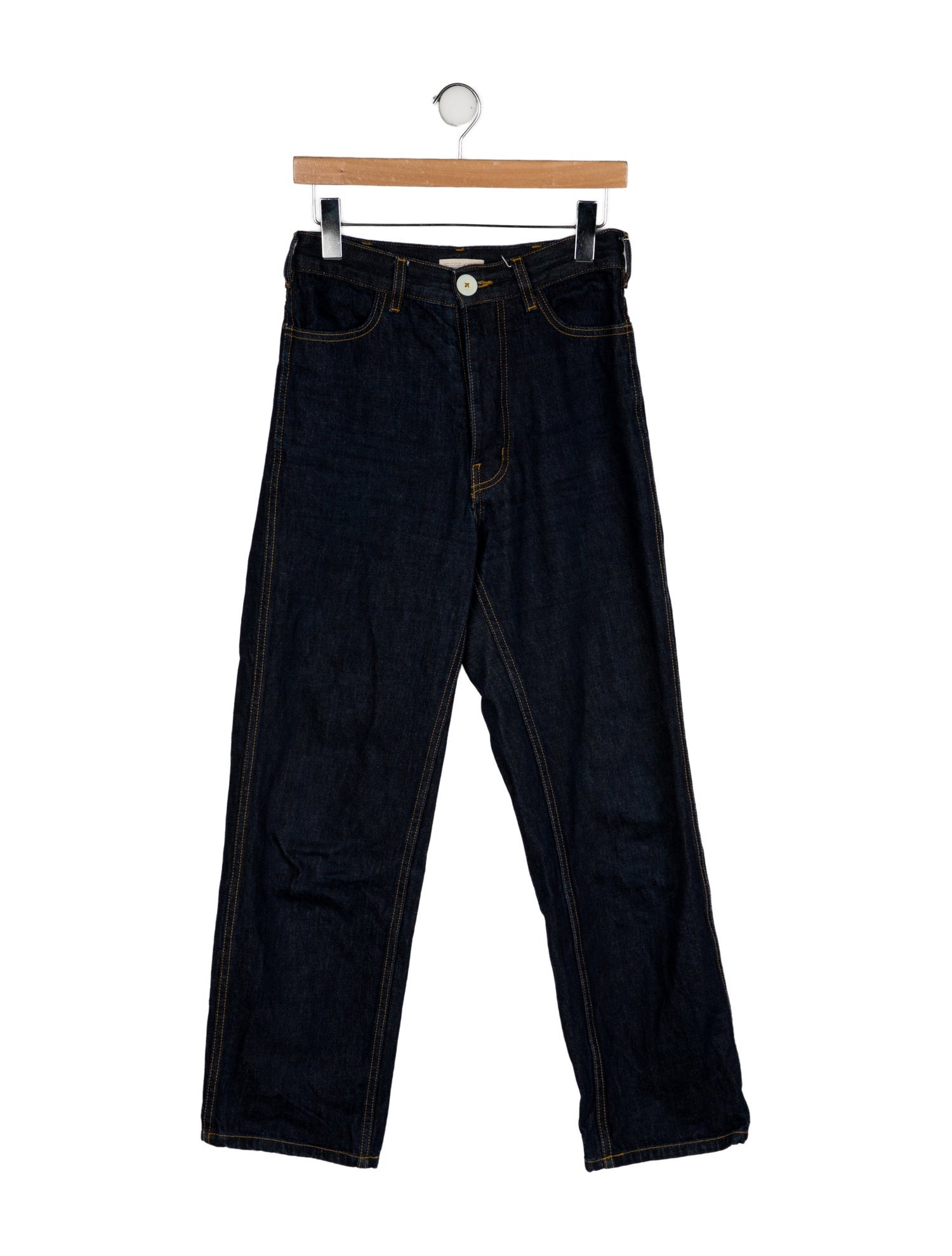 Jesse Kamm High-Rise Wide Leg Jeans