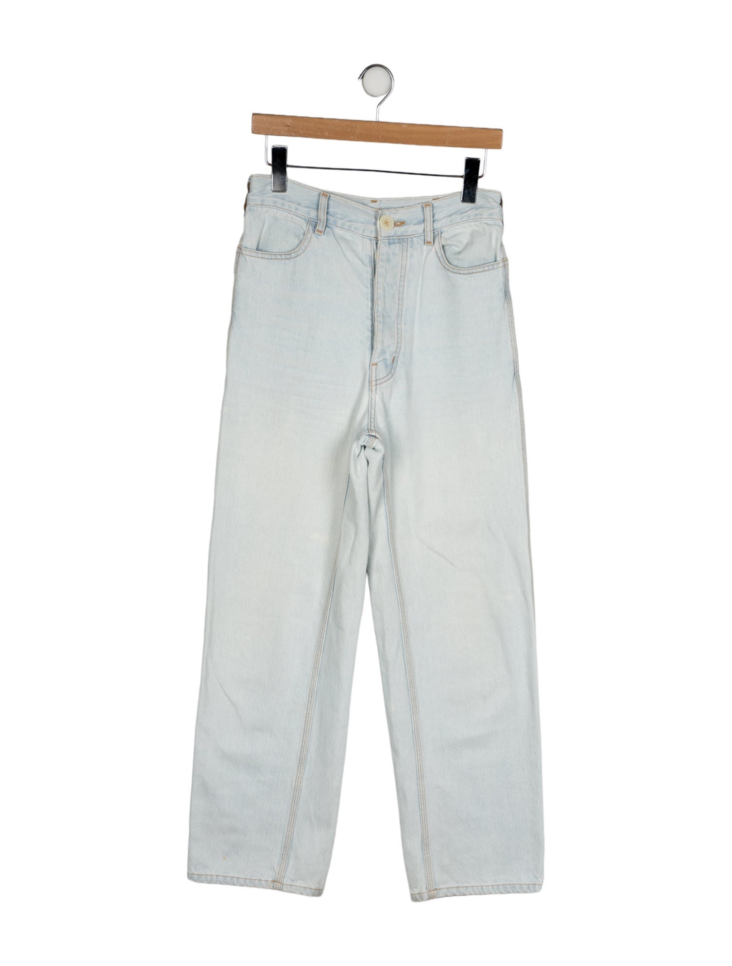 Jesse Kamm High-Rise Wide Leg Jeans