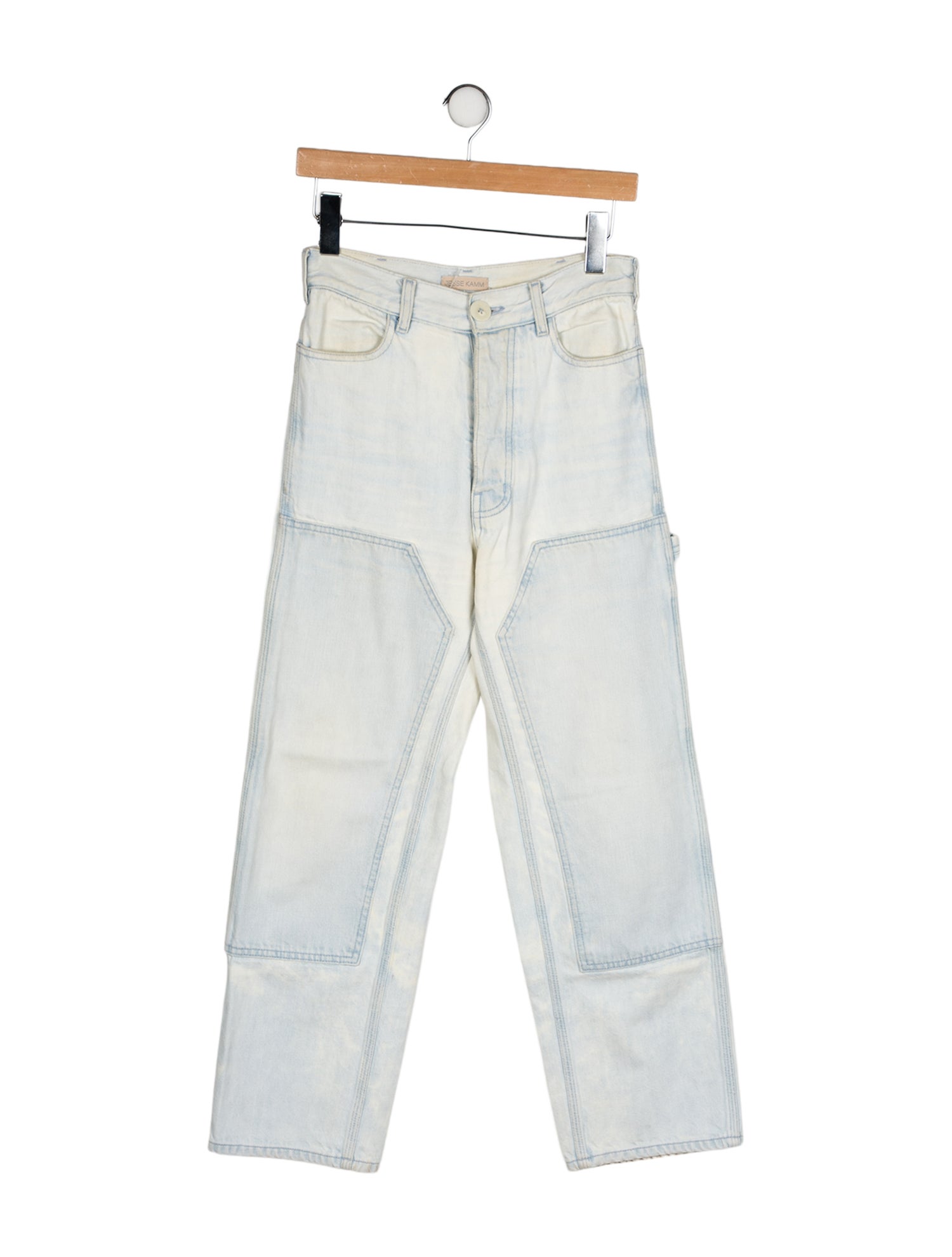 Jesse Kamm High-Rise Straight Leg Jeans