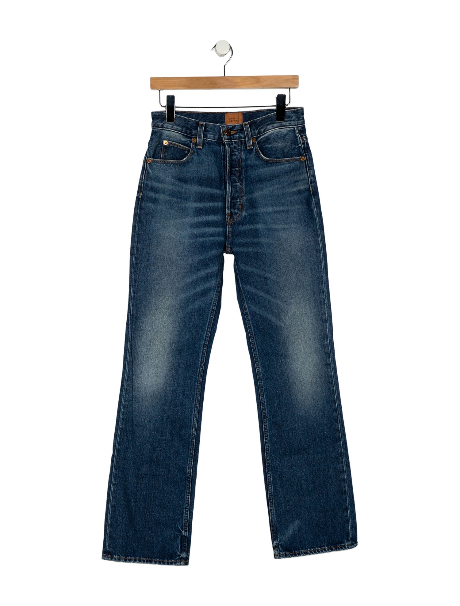 Jesse Kamm High-Rise Straight Leg Jeans