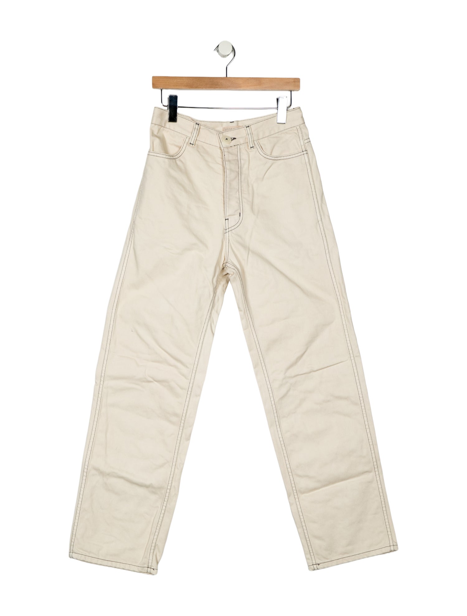 Jesse Kamm High-Rise Straight Leg Jeans