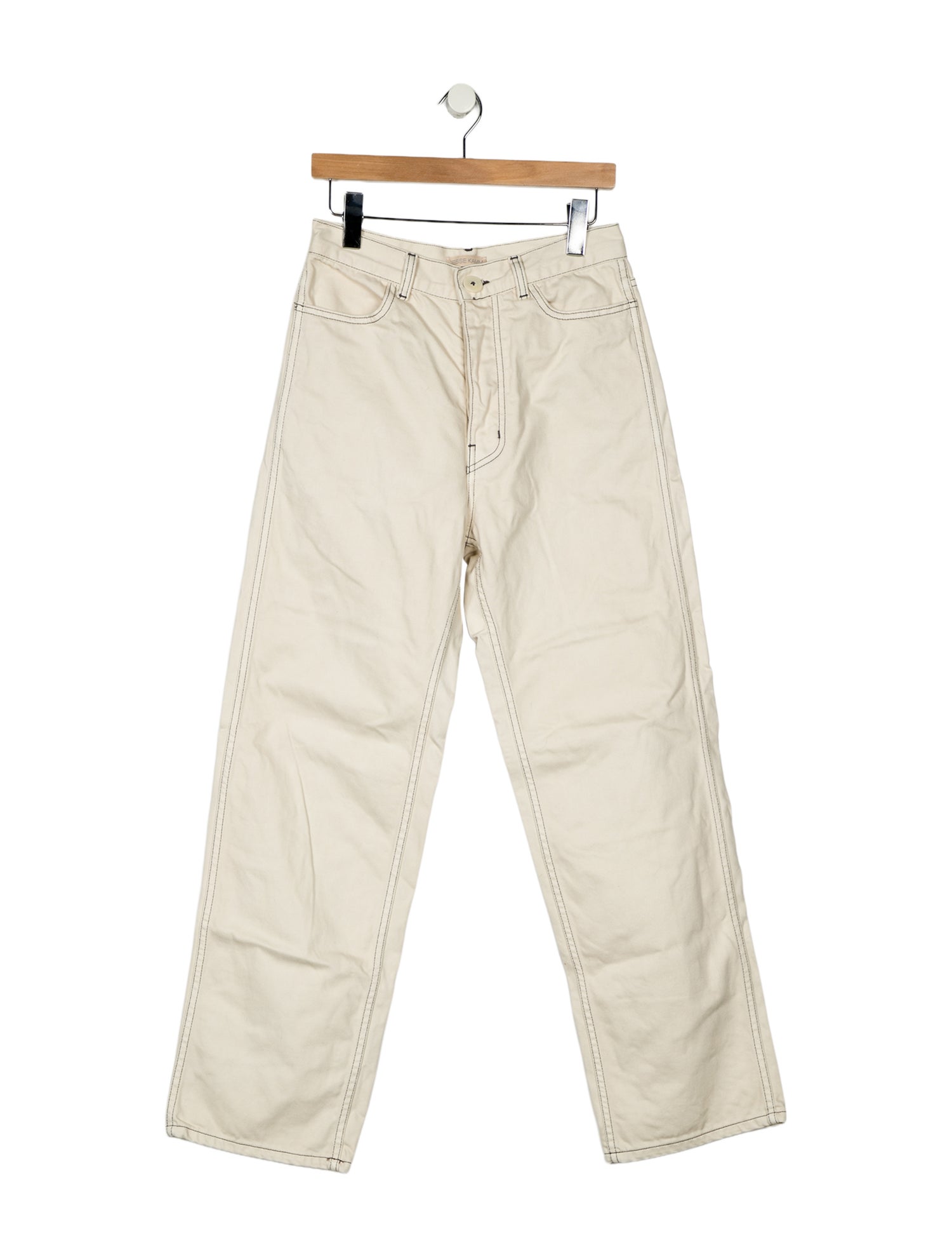 Jesse Kamm High-Rise Wide Leg Jeans