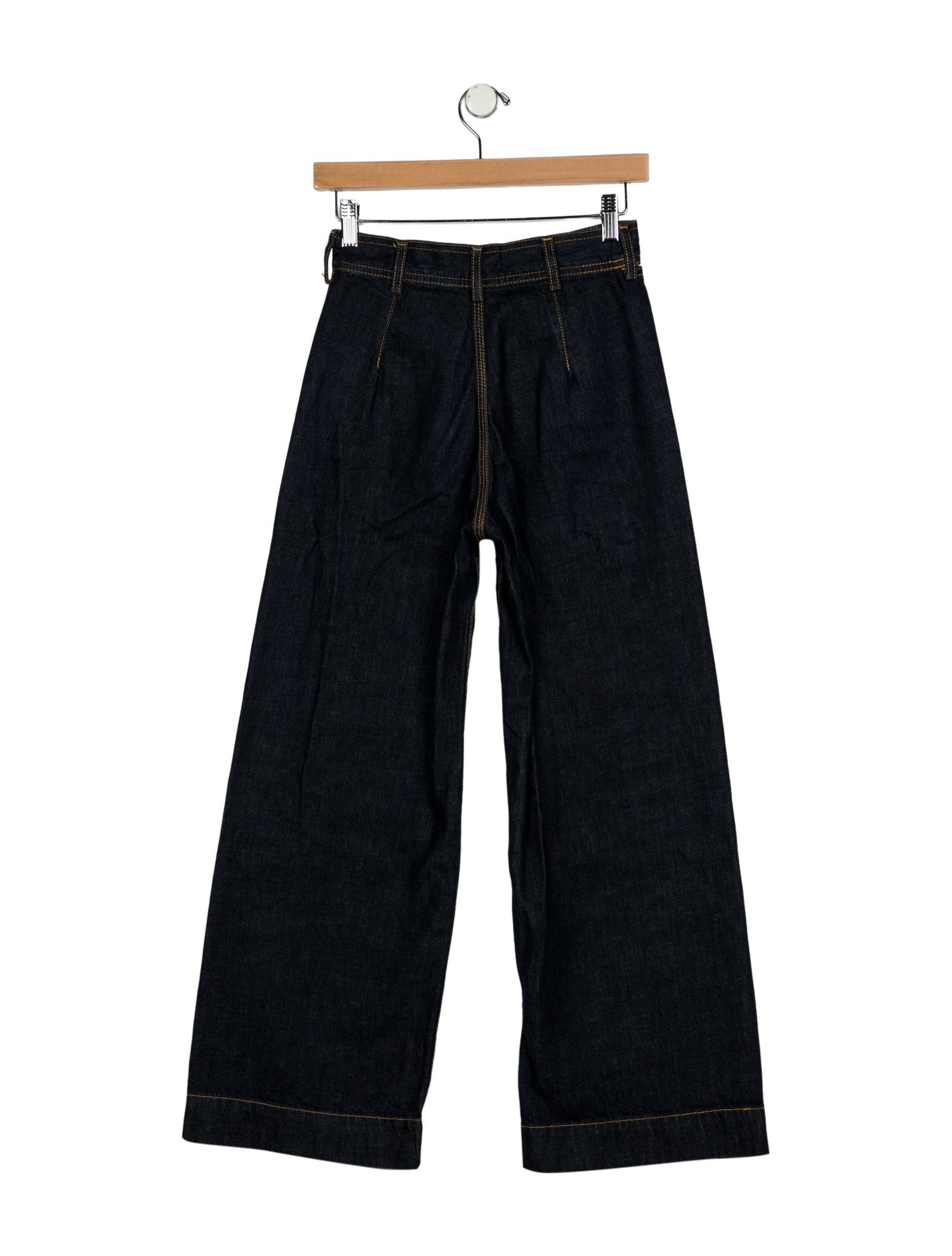 Jesse Kamm High-Rise Wide Leg Jeans