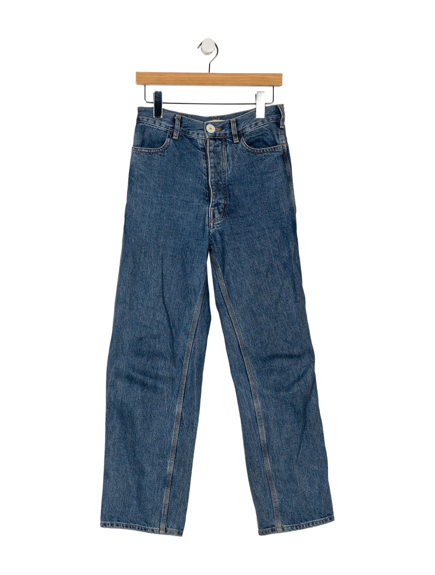 Jesse Kamm High-Rise Wide Leg Jeans