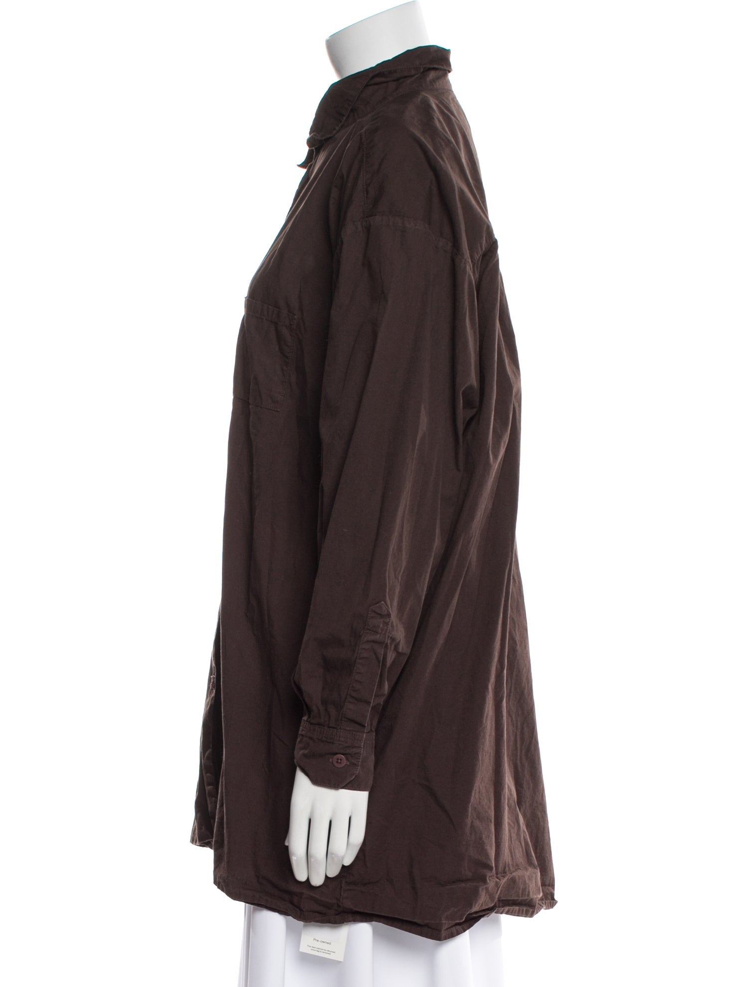 Jesse Kamm Long Sleeve Button-Up Top