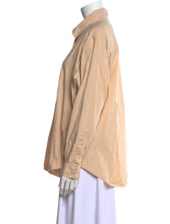 Jesse Kamm Long Sleeve Button-Up Top