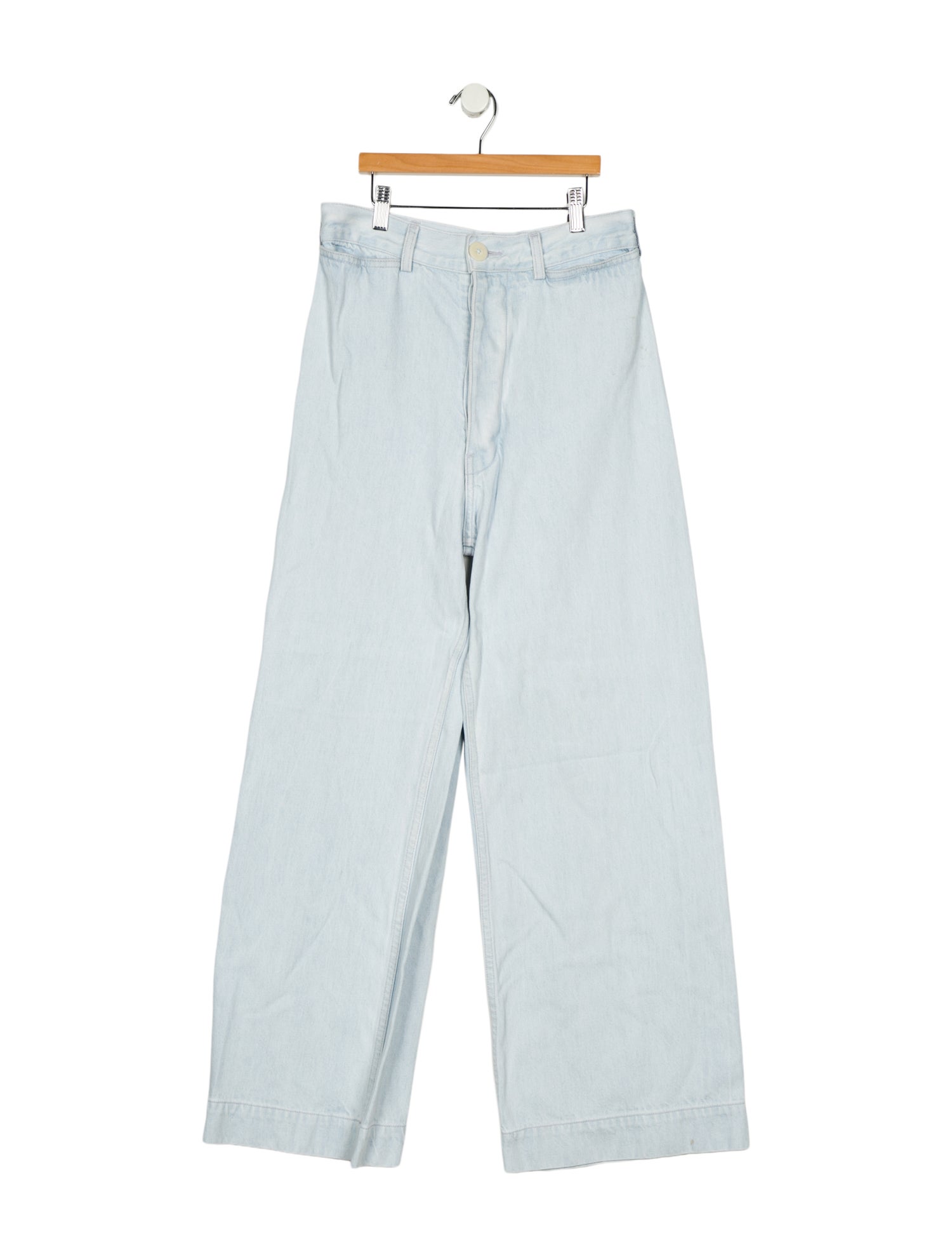 Jesse Kamm High-Rise Wide Leg Jeans