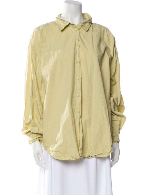 Jesse Kamm Long Sleeve Button-Up Top