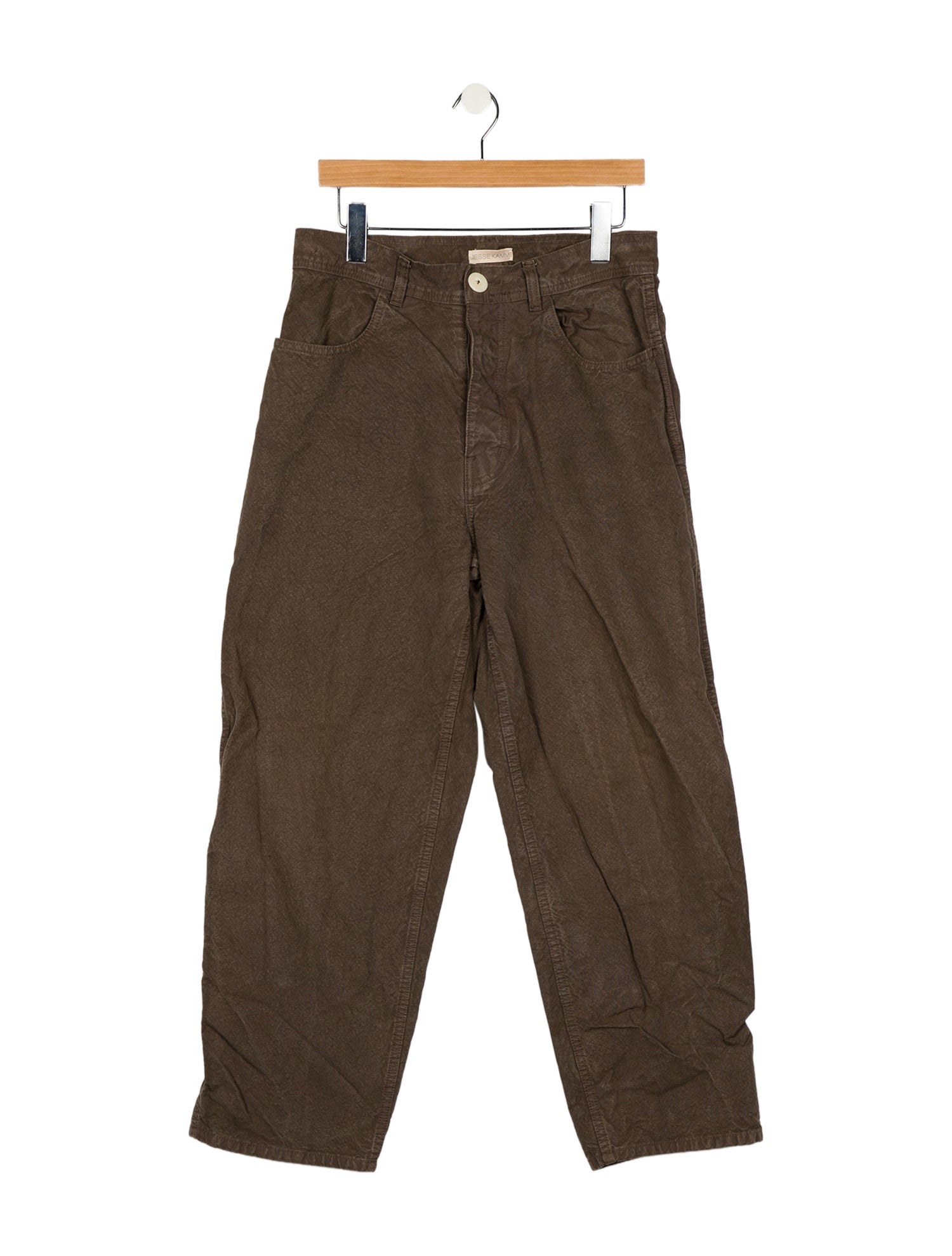 Jesse Kamm High-Rise Wide Leg Jeans