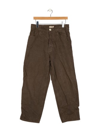 Jesse Kamm High-Rise Wide Leg Jeans