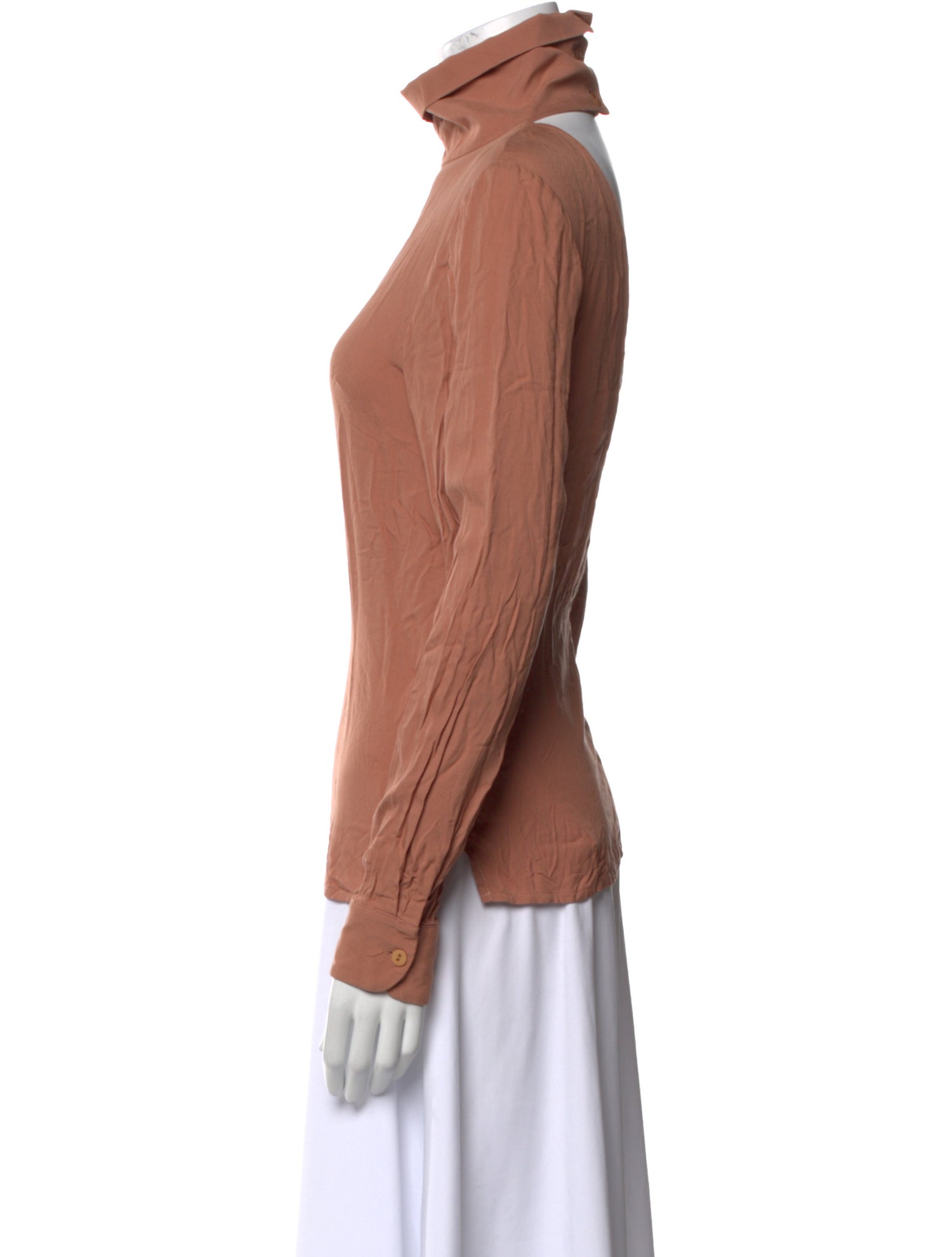 Jesse Kamm Turtleneck Long Sleeve Top