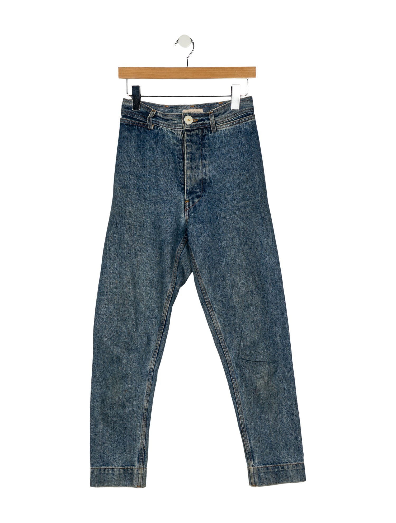 Jesse Kamm High-Rise Straight Leg Jeans