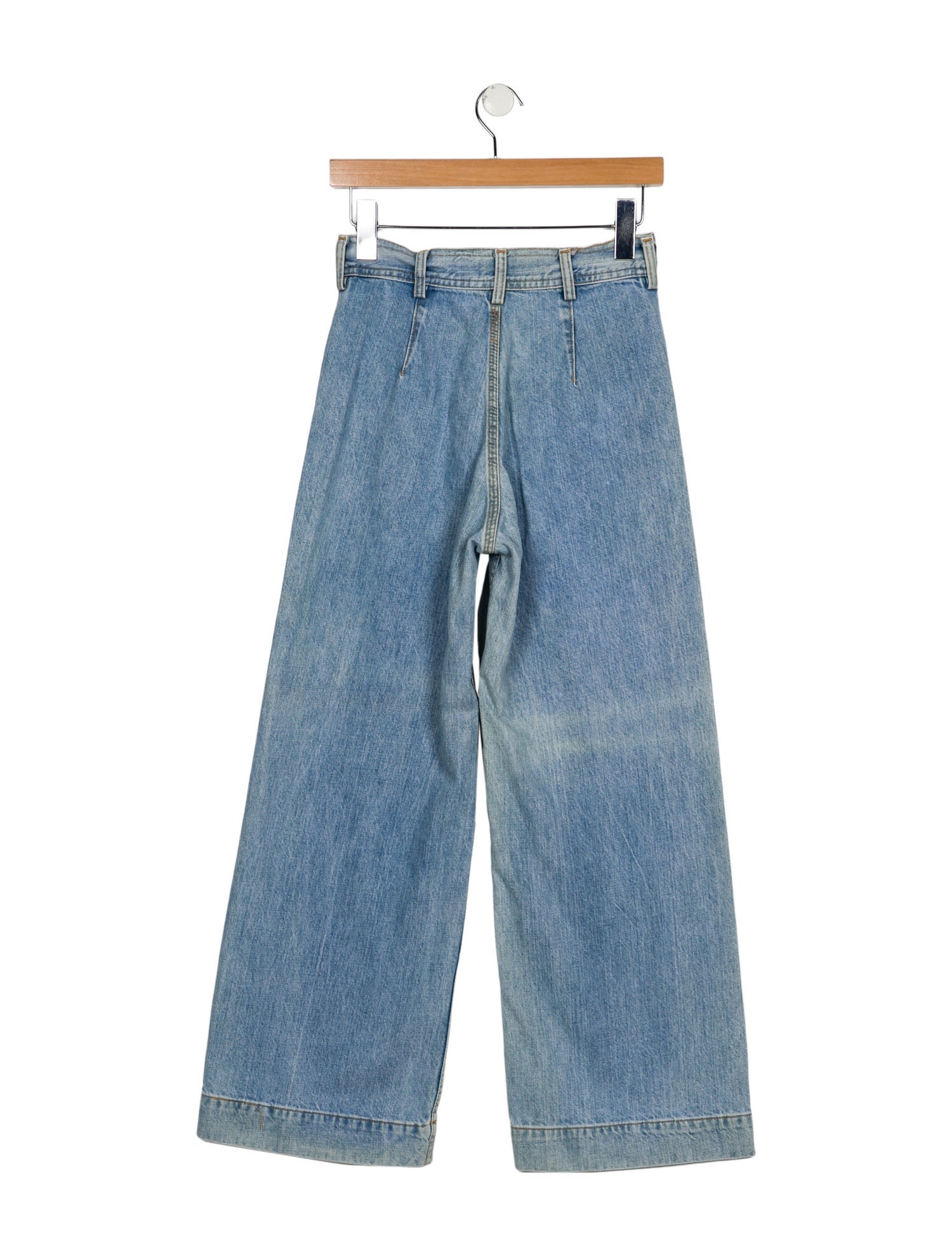 Jesse Kamm High-Rise Wide Leg Jeans