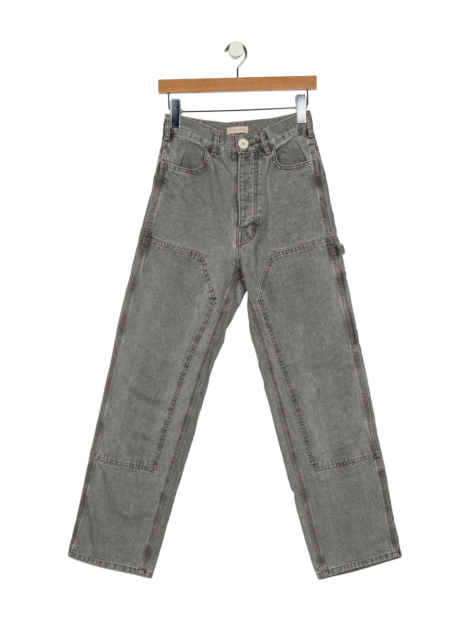 Jesse Kamm High-Rise Straight Leg Jeans