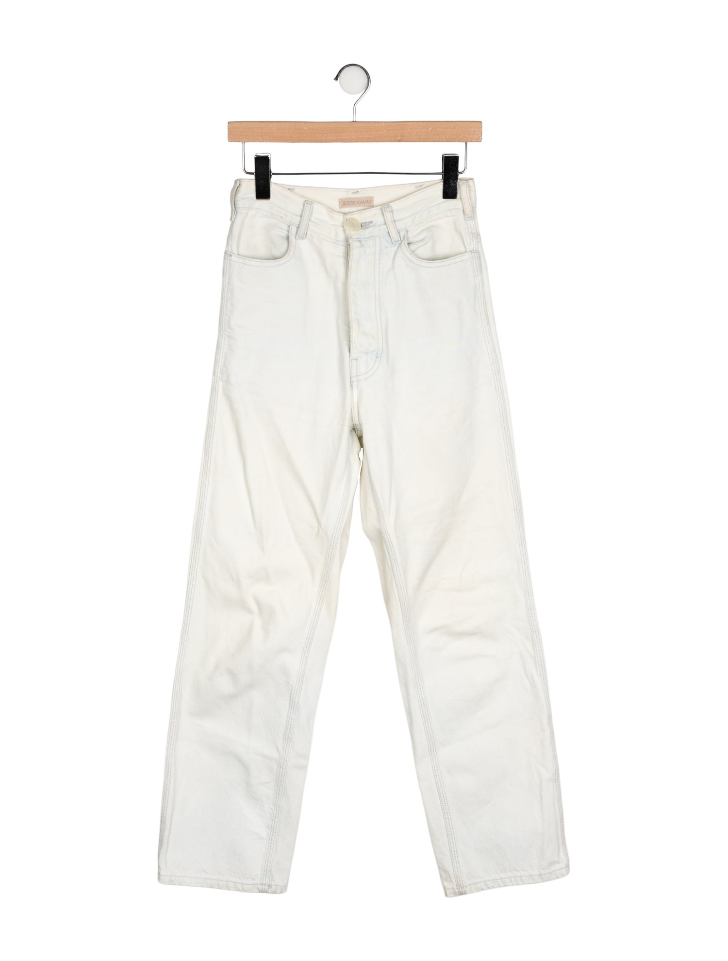 Jesse Kamm High-Rise Straight Leg Jeans