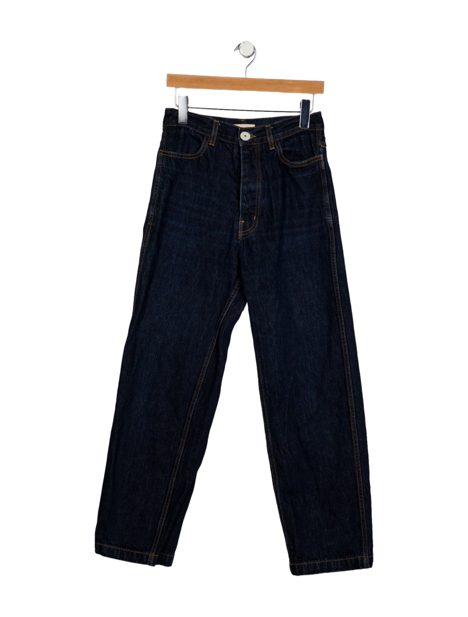 Jesse Kamm High-Rise Straight Leg Jeans