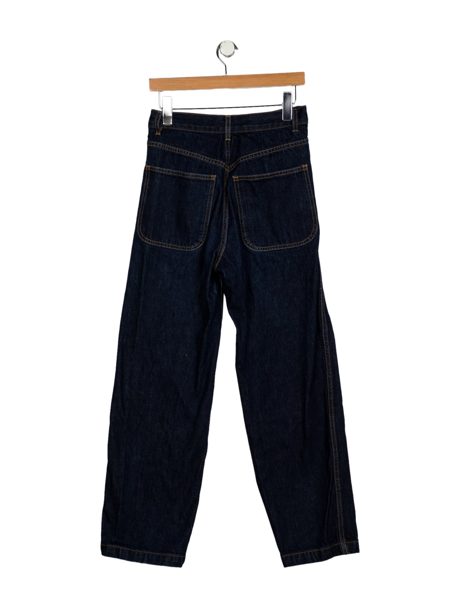 Jesse Kamm High-Rise Straight Leg Jeans