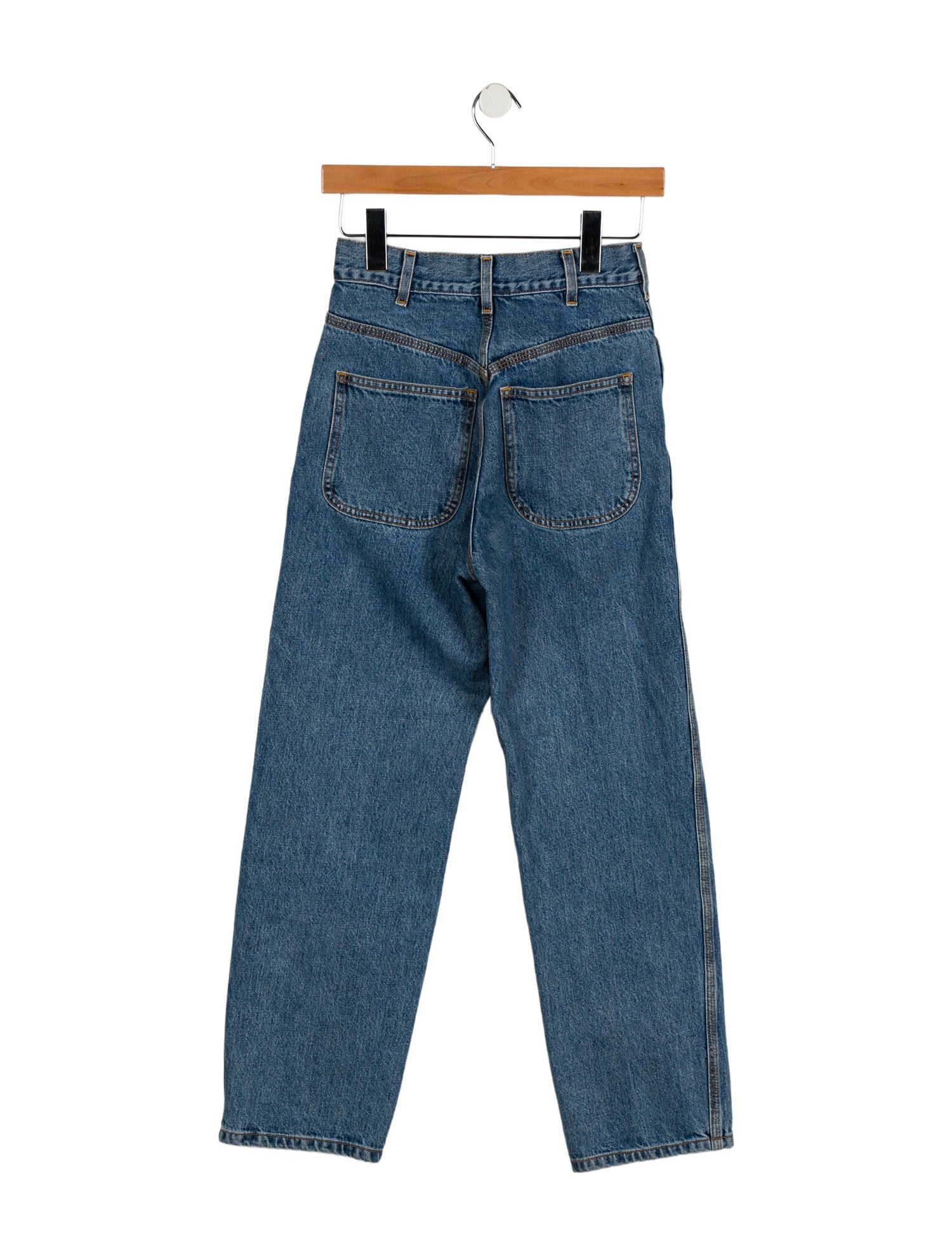 Jesse Kamm High-Rise Straight Leg Jeans