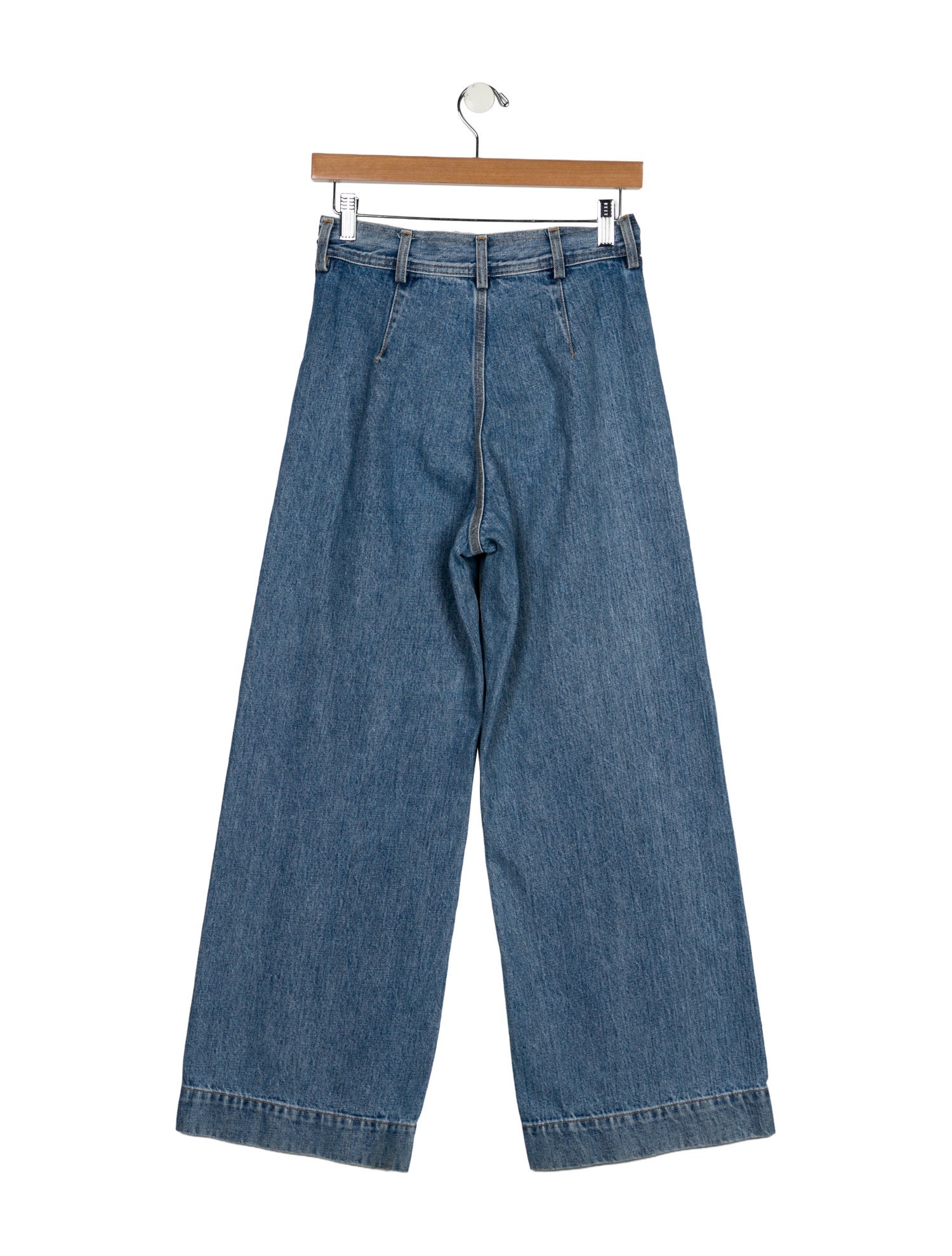 Jesse Kamm High-Rise Wide Leg Jeans