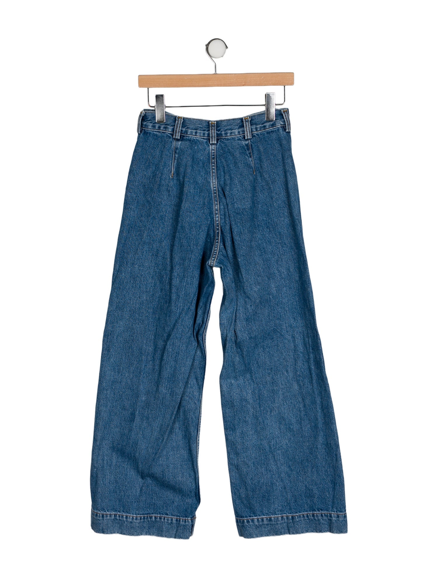 Jesse Kamm High-Rise Wide Leg Jeans