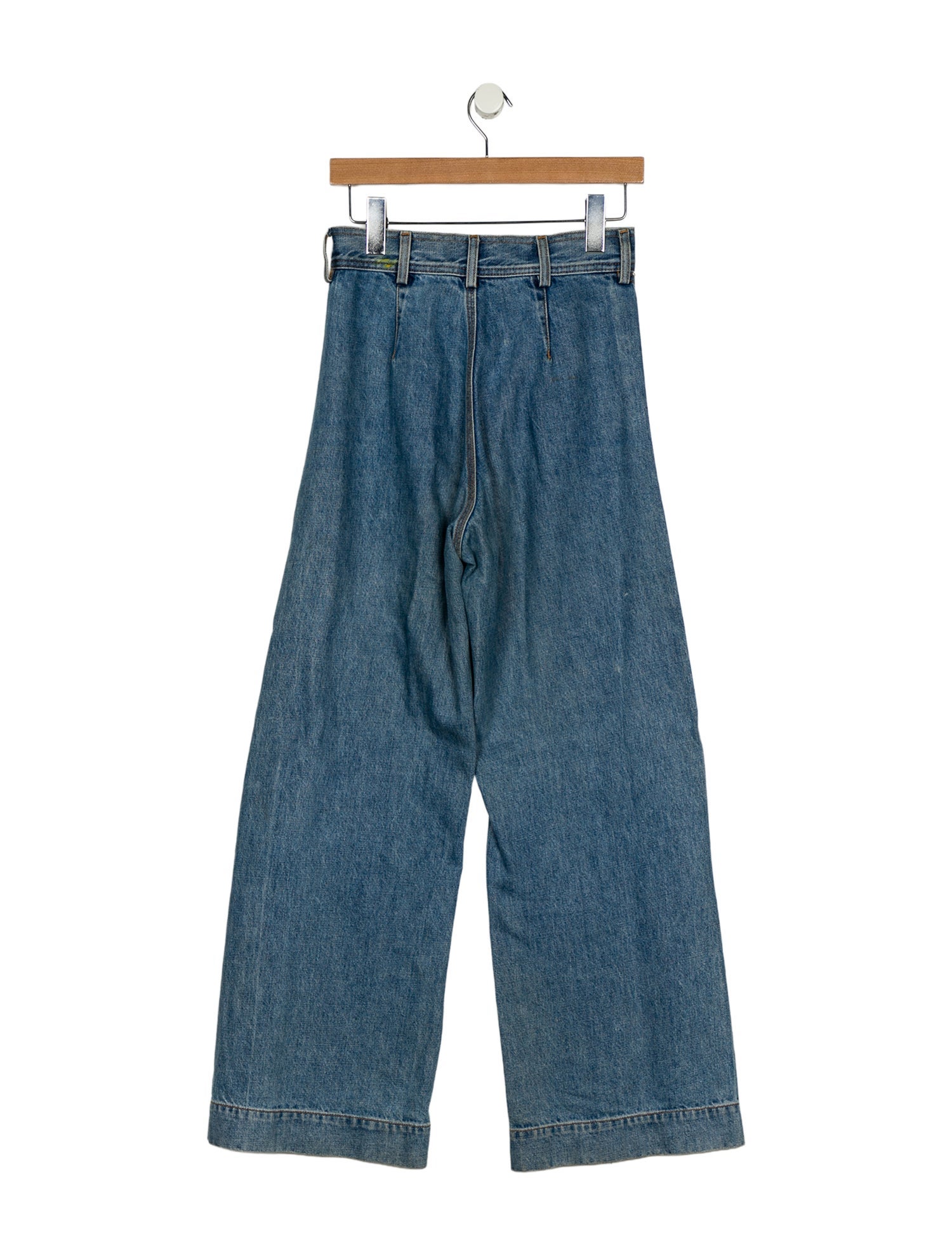 Jesse Kamm High-Rise Wide Leg Jeans
